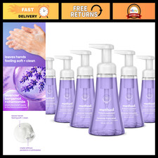 Foaming Hand Wash - French Lavender, Soft  Clean, 10 fl oz, 6 Pack, Aromatherap