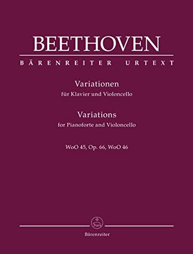 Beethoven: Variations for Cello & P..., Beethoven, Ed: - Picture 1 of 2