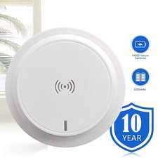 Smoke Alarm with 10 Year Life Battery Fire Alarm with Test/Silence Button