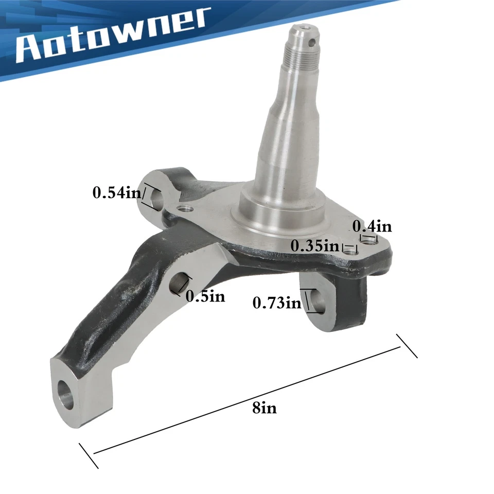 Para Pontiac LeMans GTO Buick Skylark 1964-1972 2x carrocería freno de disco culata husillos Foto 4 de 4