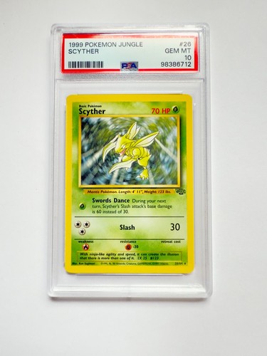 Scyther (Unlimited) graded PSA 10 for sale on eBay