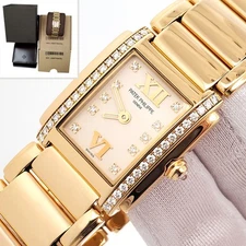 Patek Philippe Twenty-4 Factory Diamond Set Rose Gold Ladies Watch 4908/11R-011