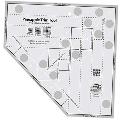  Pineapple Trim Tool for 6, 8 or 10in Finished Blocks - CGRJAW3 