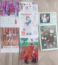 Assorted Alan Dart Jean Greenhowe Toy Knitting Patterns Queen Christmas Fairy