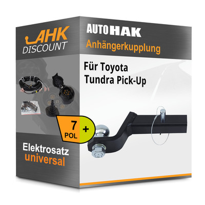 Für Toyota Tundra Pick-Up 06- AUTO HAK Anhängekupplung starr + 7polig E-Satz NEU
