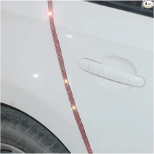 4PCS Car Door Edge Guards Protector, Auto Side Door Anti-Collision Crash Red