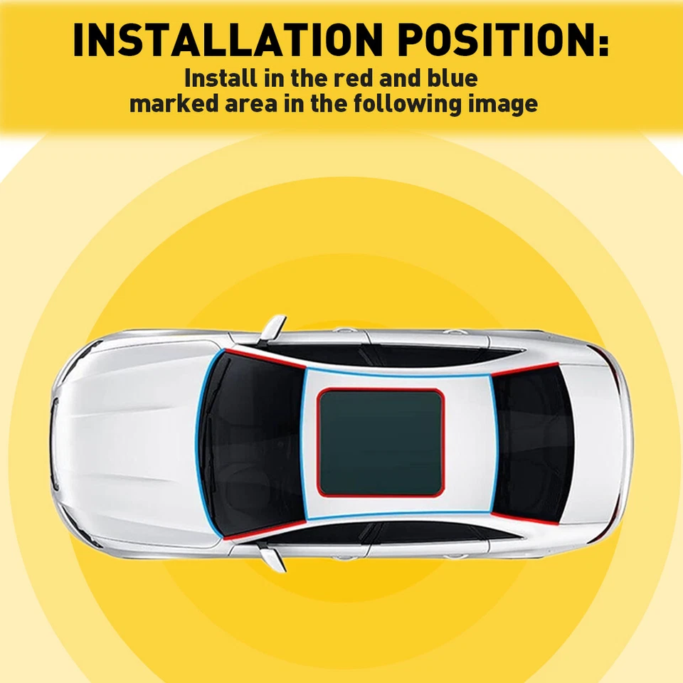 Vedação de borracha para para-brisa 13 pés acabamento universal para pára-brisa e teto solar - Imagem 3 de 4