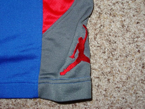Mens Nike Air Jordan Jumpman 575159 489 Blue/Red/Gray Shorts! Size L - Picture 2 of 5