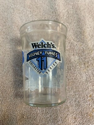 VINTAGE 1994 Welch's Juice Looney Tunes Daffy Duck Bugs Bunny Glass
