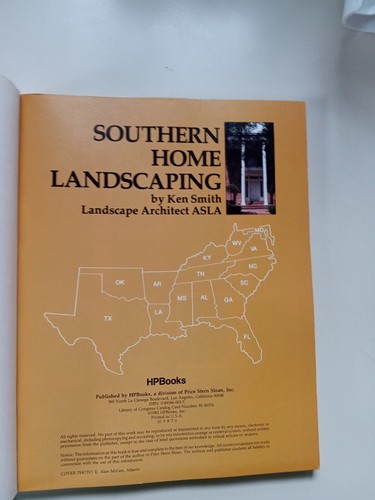 HPBooks Southern Home Landscaping By Ken Smith 1982 Paperback - Picture 4 of 24