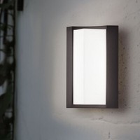 AußEnleuchte Wandlampe Fassadenleuchte Led Alu Anthrazit Hauswandleuchte Hof