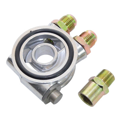  Ölfilter Adapter Sandwich Platte m. Thermostat Dash10 Ölkühler M22x1,5 Adapter