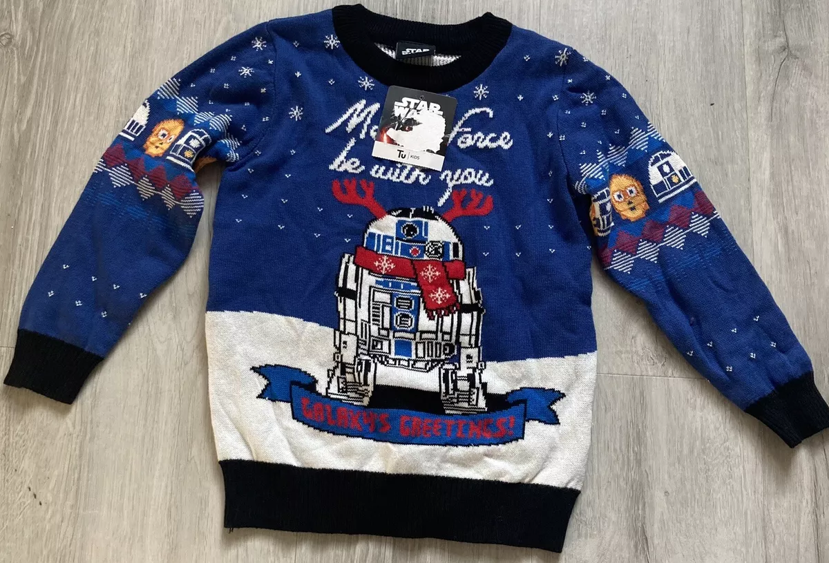Boys star 2025 wars christmas jumper