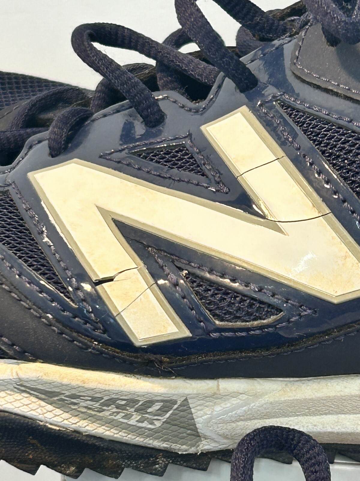 SAOLA NEW BALANCE T4040NB3 SCARPE RUNNING UOMO TAGLIA 12 5 LACCI CRAVATTA NAVY