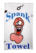 Blue Spank Towel After Sex Cum Towel Gag Gift Funny Bachelorette Bachelor Party