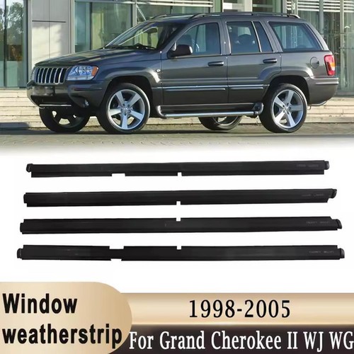 For Jeep Cherokee Sealing Strips Window Sweep Front Windproof Rear & B8E2 P4Y0 - Picture 7 of 11