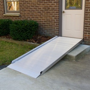 8' L - Silver Spring Aluminum Wheelchair Access Ramp