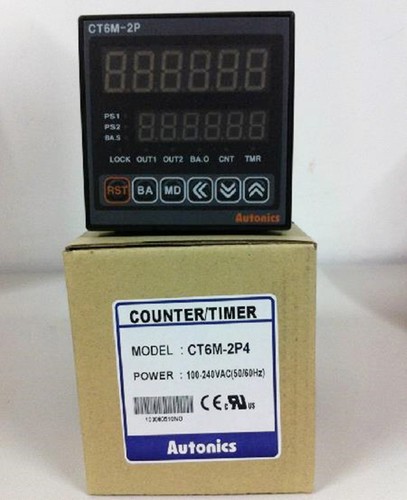 Autonics CT6M-2P4 Counter New One Free Shipping CT6M2P4 - Picture 2 of 2