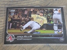 2022 Topps Chrome Ben Baller #77 Drew Ellis RC Nmmt