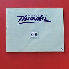 Juego Nintendo NES Days of Thunder con Caja y Manual Funciona Tom Cruise Racing