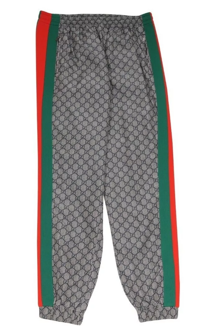 Gucci Webbing-trimmed Monogrammed Tech-jersey Track Pants Xxl - Green |  Editorialist