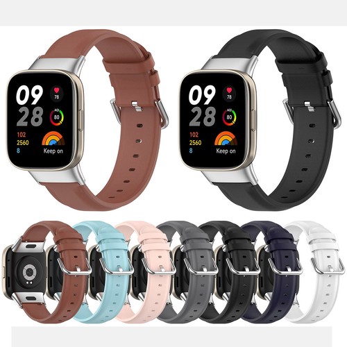 Watch Strap Round-Tail Leather Strap Watch Parts for Redmi Watch3 Mi Watch Lite3
