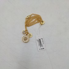 Michael Kors Crystal Gold Tone Logo Bar 