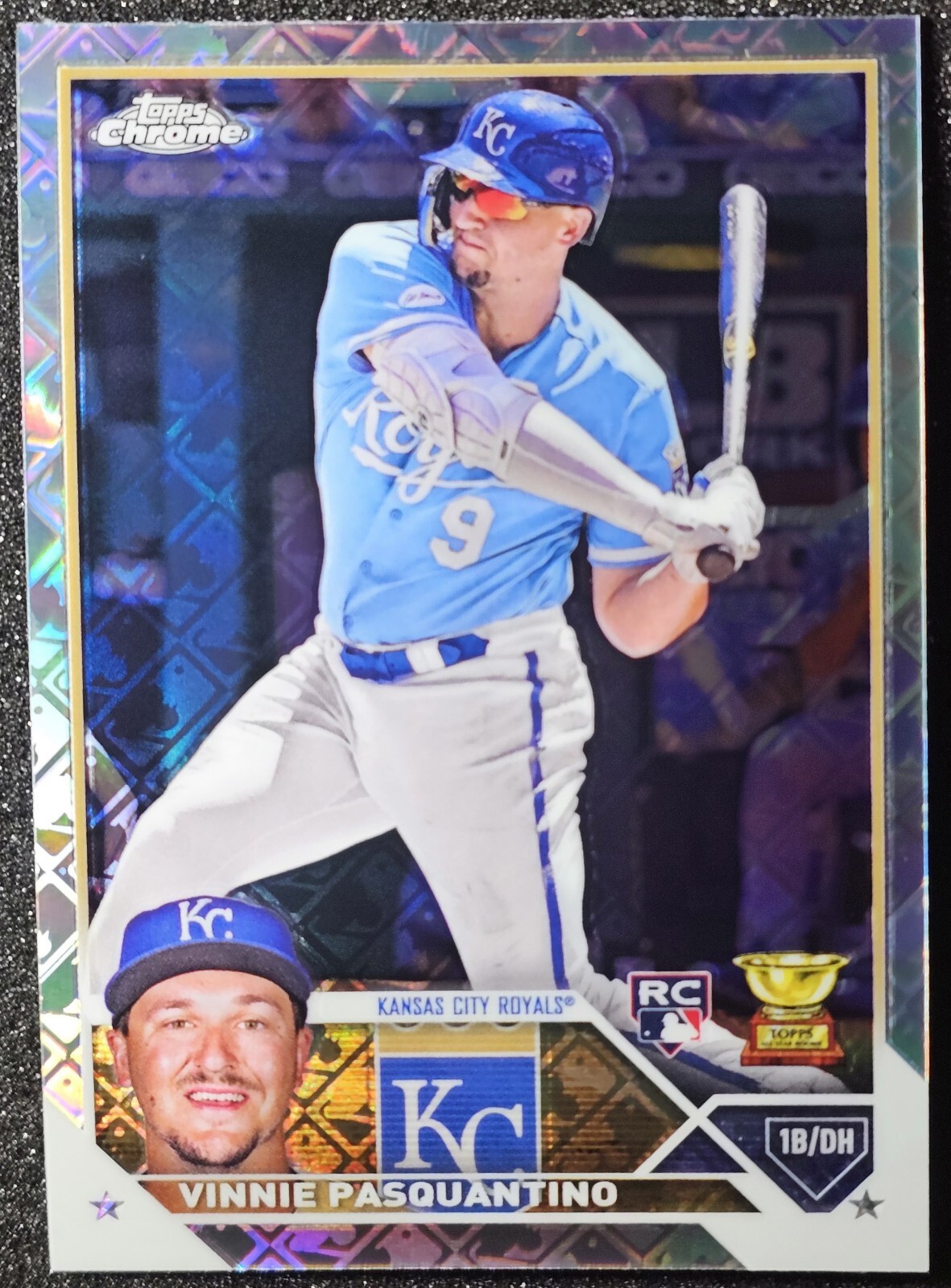 2023 Topps Chrome Logofractor Edition - #119 Vinnie Pasquantino (RC)