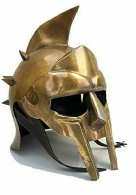 Medieval helmet steel Gladiator Helmet King Leonidas Fighter