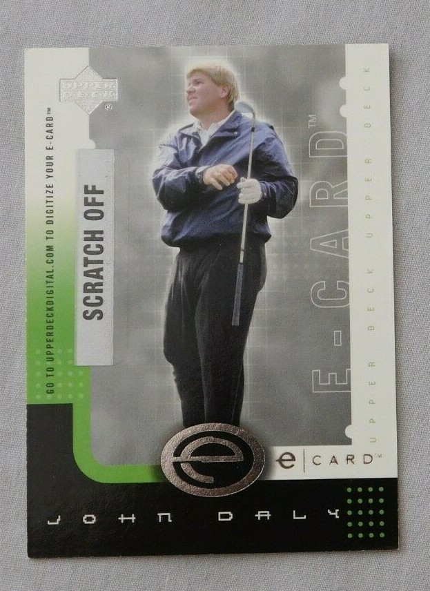 2001 Upper Deck Golf #E-JD  John Daly E-Card Golf Card