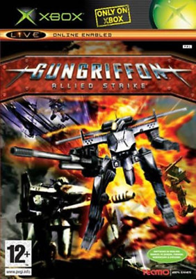 GUNGRIFFON Allied Strike Xbox ハガキ、チラシ付 Gungriffon Allied Strike XBOX Retro Video Game Original UK Release