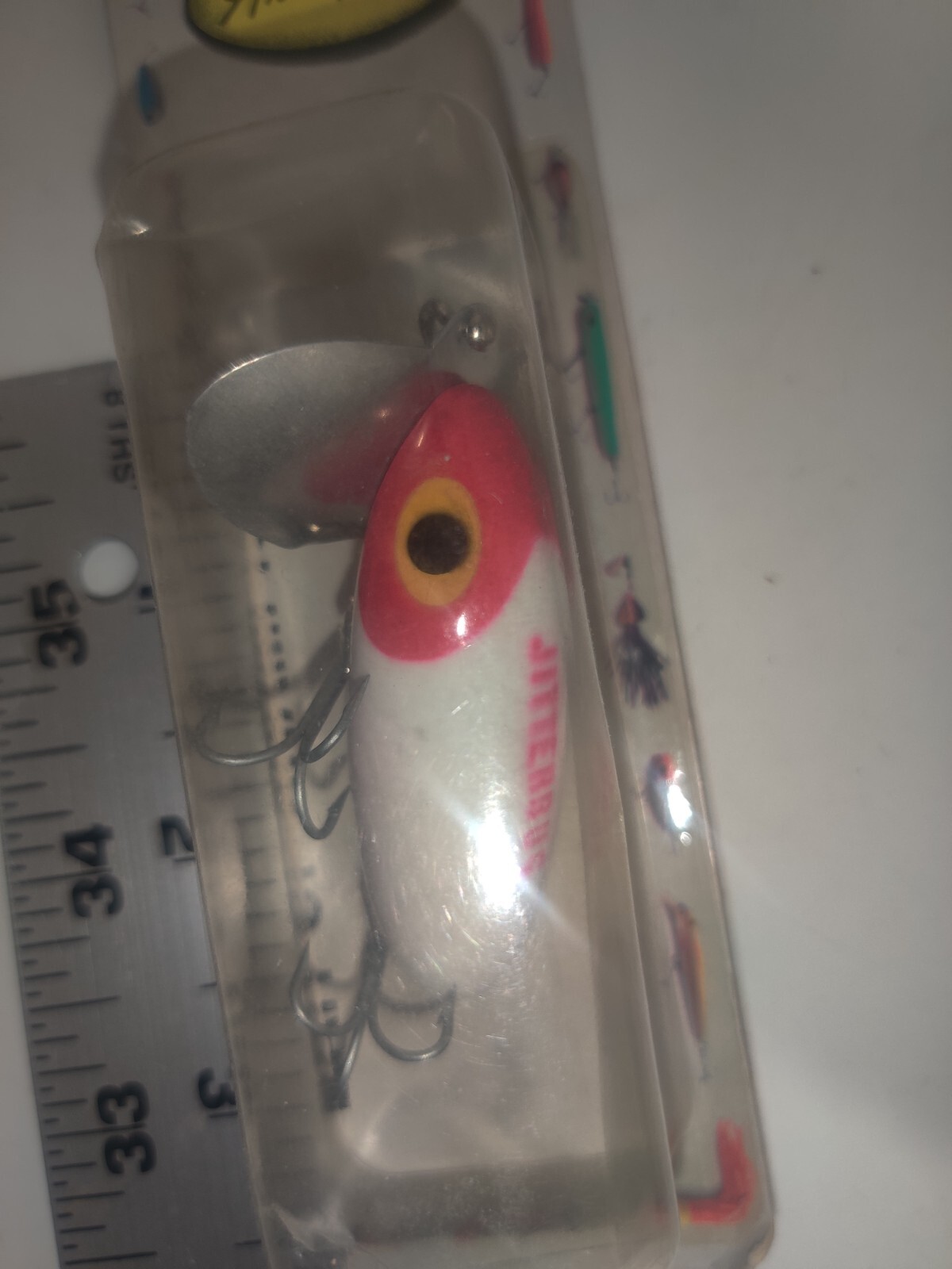 Lot of 5 Arbogast Vintage Fishing Lures Jitterbug and Hula Poppers - Image 4