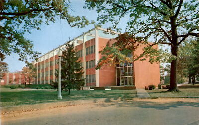 Minges Science Building Postcard, Lenoir Rhyne College, Hickory NC