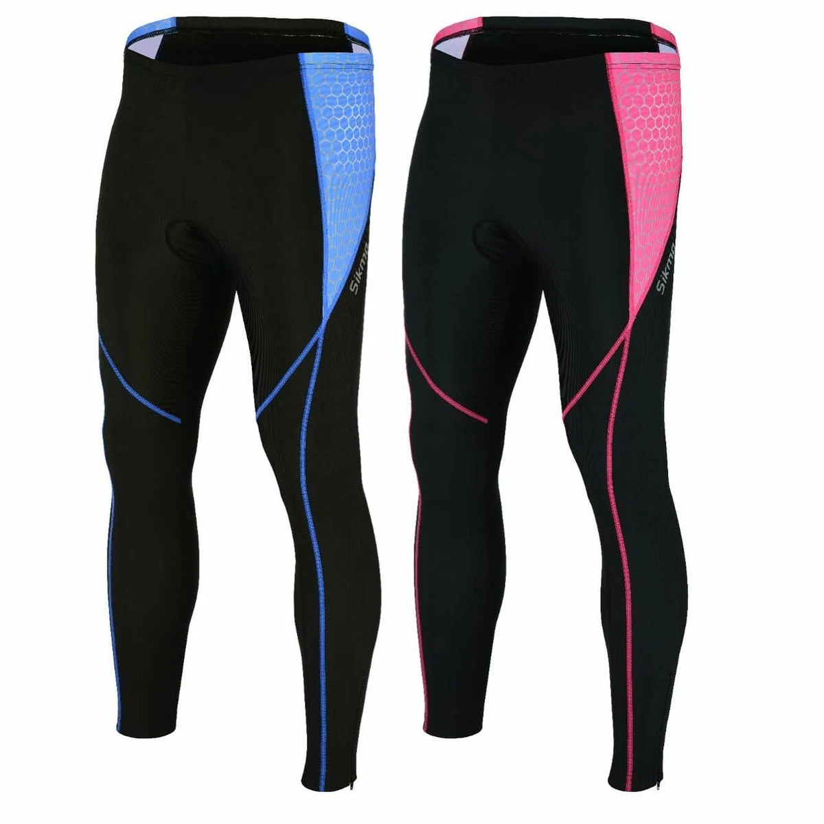 Women Cycling Pants 3D GEL Padded Compression Leggings Ladies