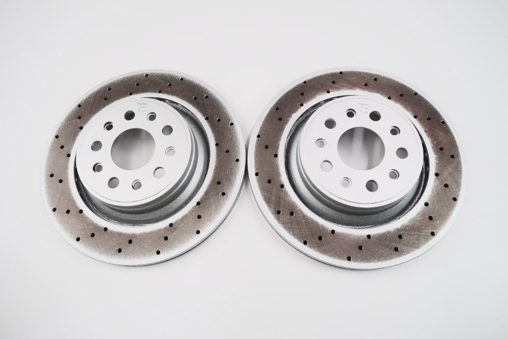 Maserati Levante S Trofeo rear brake disc rotors TopEuro #1569