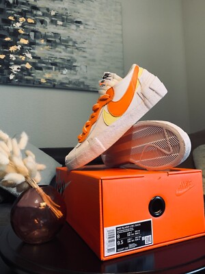 blazer low sacai magma orange