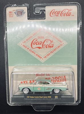 M2 Machines Coca Cola 1957 Dodge Custom Royal Lancer D500