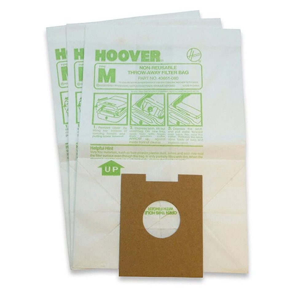 Fits For Hoover Type M Vacuum Bags Fits For Fits All Dimension Cleaners