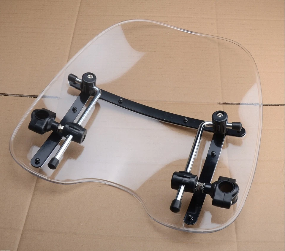 Clear Windscreen Windshield For Honda Rebel CMX250 Magna Shadow VT600 750 1100 - Image 2 of 3