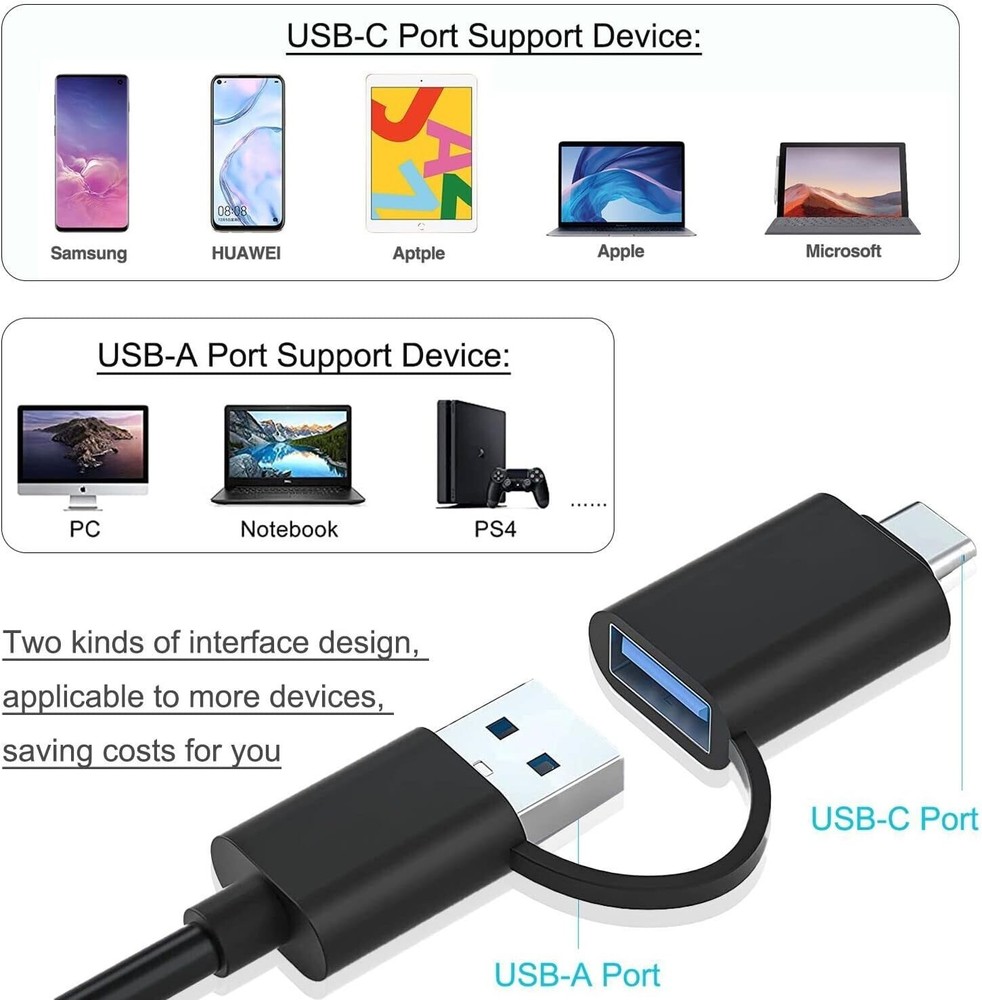 USB 3.0 Hub 4-Port USB Hub USB Splitter USB Expander for Laptops Flash Drive HDD USB 3.0 Hub 4-Port USB Hub USB Splitter USB Expander for Laptops Flash Drive HDD