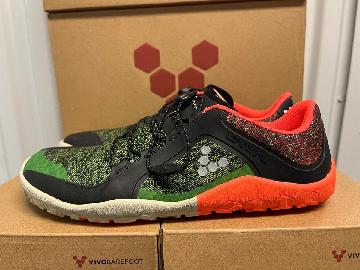 Size 10 - Vivobarefoot Primus Trail SG Orange Vivobarefoot Primus Trail III SG Woman | mud, snow, wet terrains main image 2