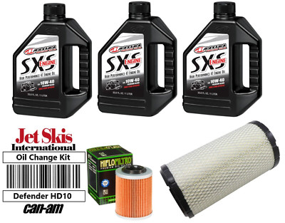 Cam Am Defender HD10 HD10 MAX DPS Defender Pro Oil Change Kit Oil & Air Filter