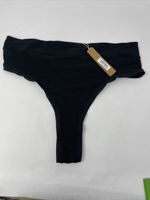 NWT- Skims Summer Mesh Thong/ Color Onyx/ Size 2X (PN-THG-1635)