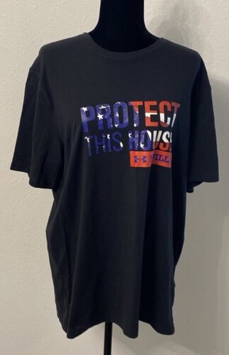 Navy Under Armour Protect This House I Will American Flag Short Sleeve Large