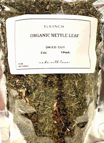Nettle Leaf Organic Dried Cut / Farm Fresh Packed USA Free Ship