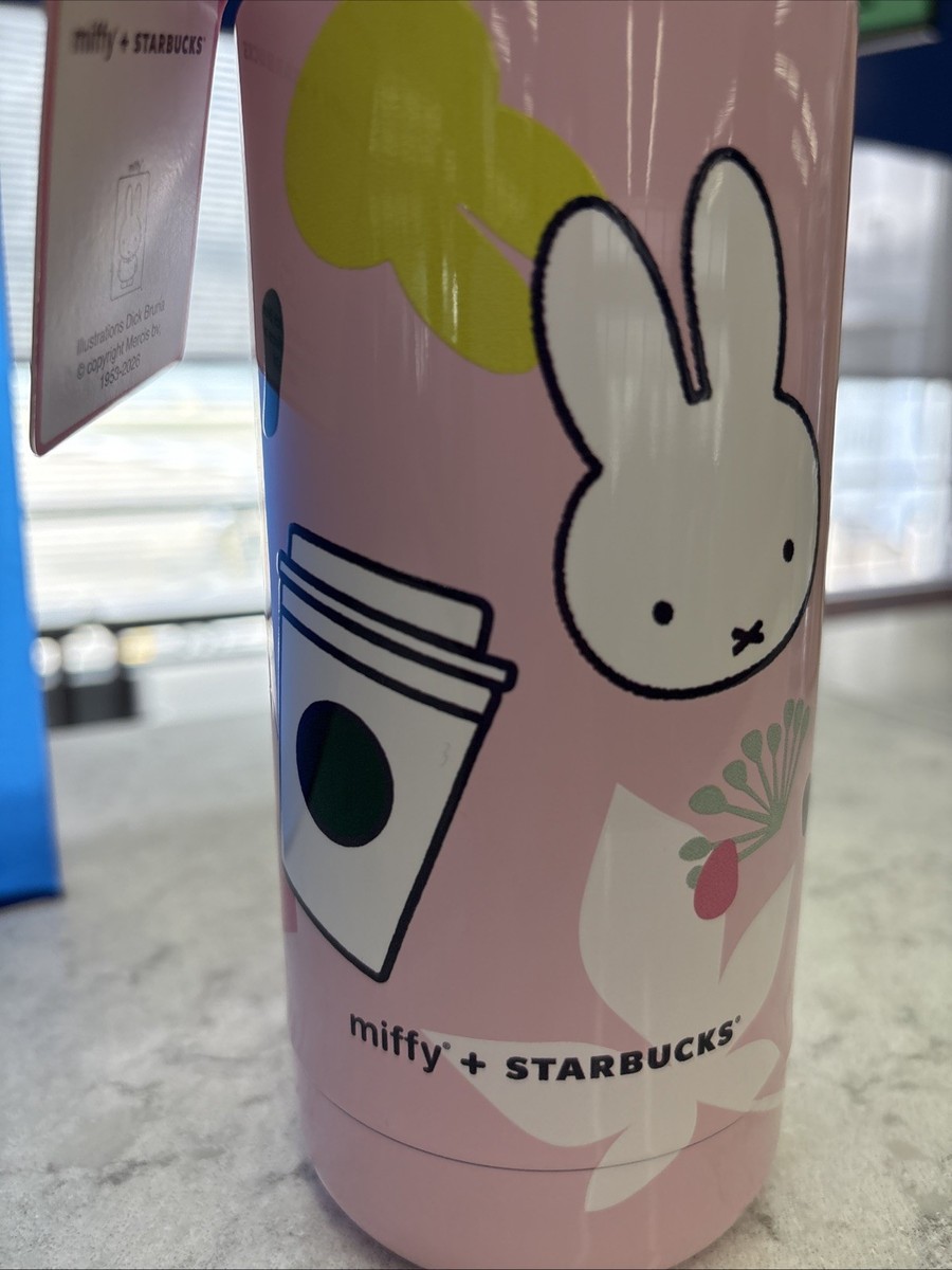 Starbucks x Miffy NWT Limited Edition Pink Stainless Steel Tumbler