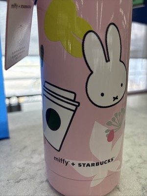 STARBUCKS+ Miffy ウォーターボトル ピンク 海外限定 ミッフィー Starbucks x Miffy NWT Limited Edition Pink Stainless Steel Tumbler