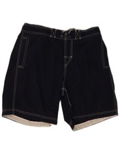 Fat Face Mens Swimming Shorts Large  Navy Blue Cotton DU19