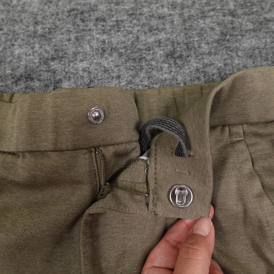 Bonobos Off Duty Pants Men XS Short Green Stretch Pull On Casual Tapered Leg - Image 4 of 4