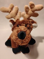 Webkinz Reindeer HM137 Retired Soft Collectible Christmas Holiday Plush NO CODE